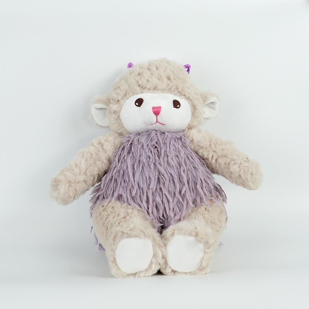 

BobyBobo Meimei Sheep Plush Toy - Gray Lamb Sleep Companion for Kids Seated height 25cm сірий