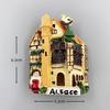 France Refrigerator Stickers Mont-Saint-Michel Souvenirs Normandie Alsace Guadeloupe Provins Tour César Fridge Magnets Gifts