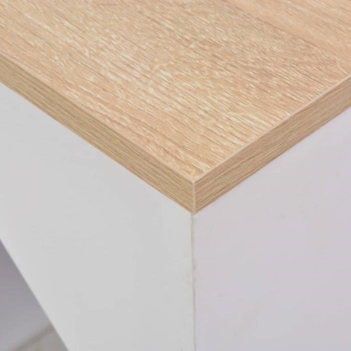 Bar Table with Cabinet - VIDAXL - White - Contemporary - Design - Kitchen