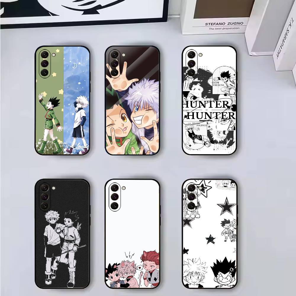 H-Hunter X Hunter Anime Phone Case For Samsung Galaxy A73,A72,A71,A70,A53,A52,A51,Soft Silicone Black Cover