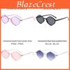 New European Style Geometric Sunglasses With Protection For Fashionable Outings And Parties
