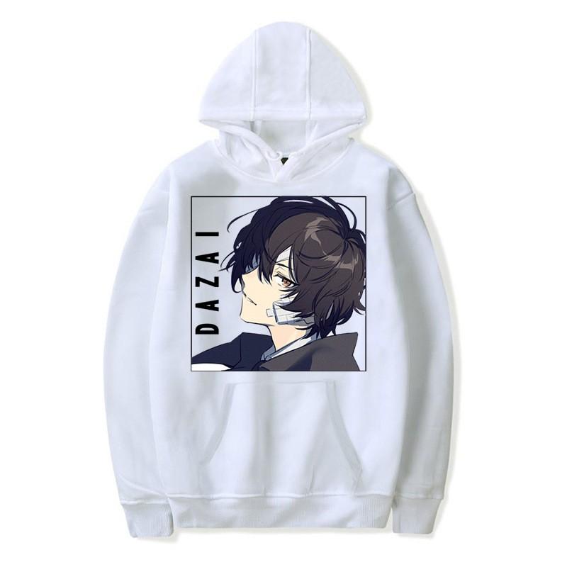 Bungo Stray Dogs Anime Hoodie Lässiger Fleece Pullover für Jugendliche