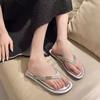 Summer women's outer flip-flops fashionable new flat-bottomed sandals beach slippers