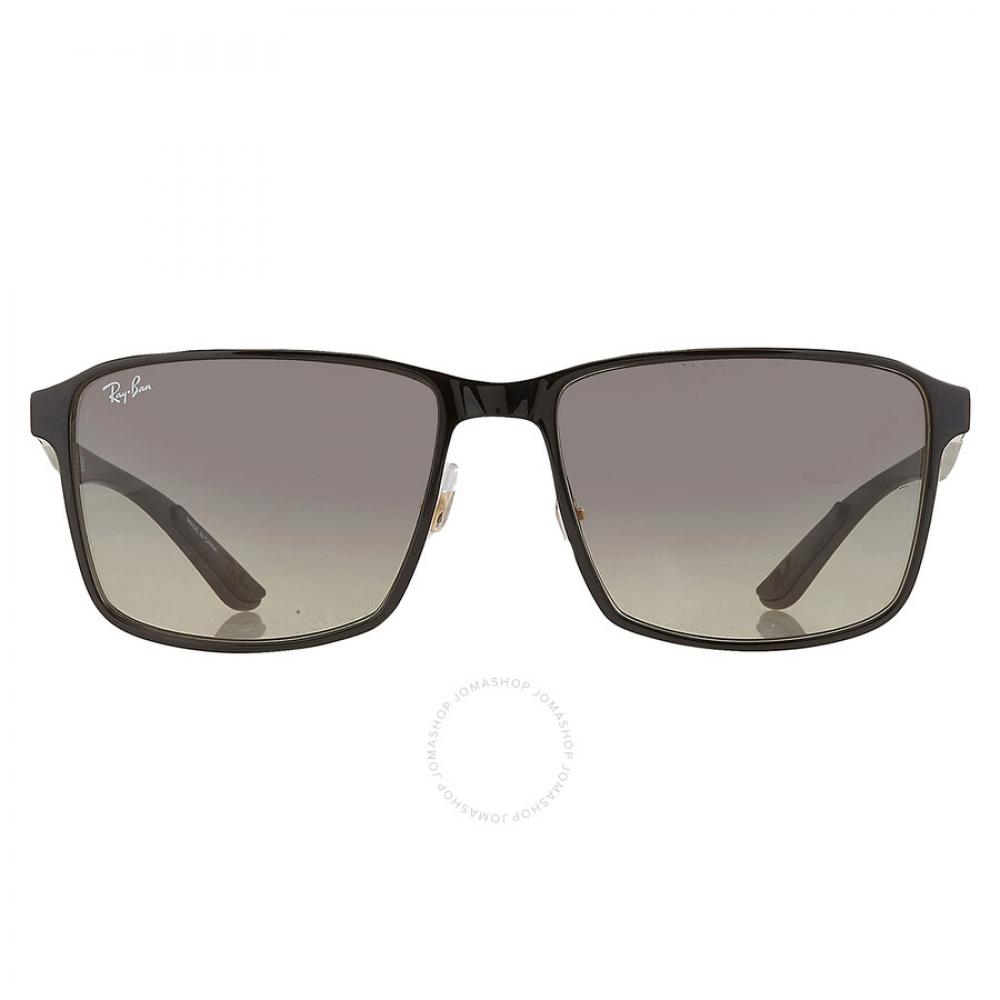 

Серые квадратные солнцезащитные очки Ray Ban унисекс RB3721 187 11 59