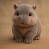 Flip-off Animal Decoration Plush Sassy Hippo Ornament Highland Cow Panda