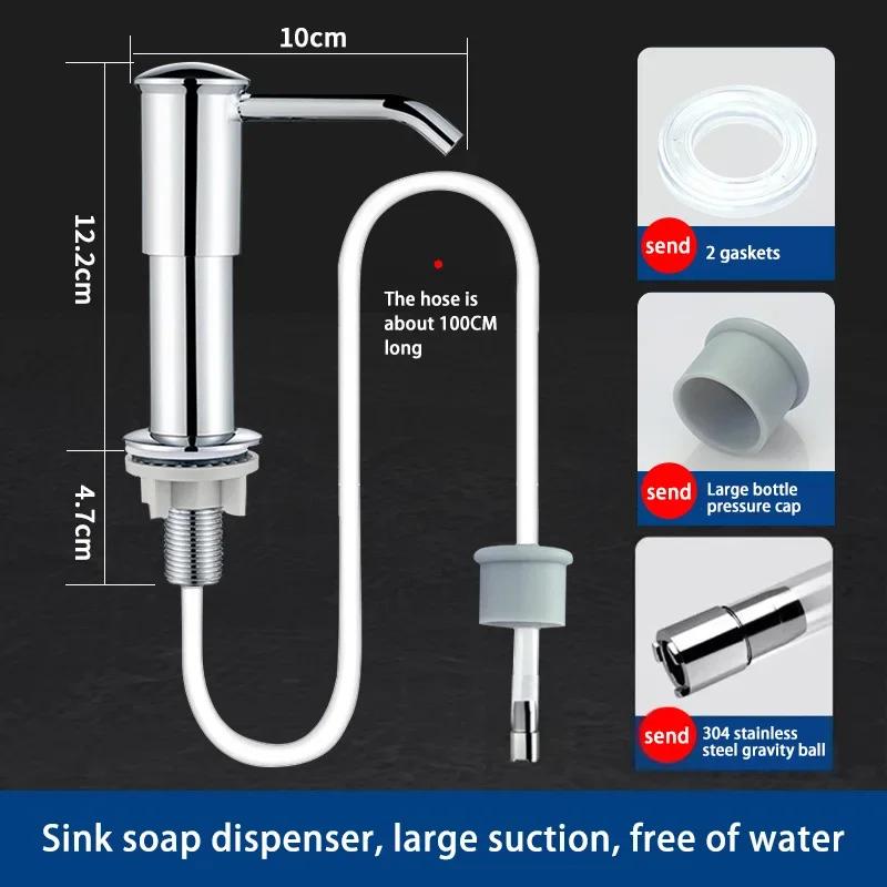 

Liquid Soap Dish Soap Dispenser Kitchen Countertop Soap Dispenser Sink Dispenser Hand Cleaner Holding Tools Kitchen Pressure
