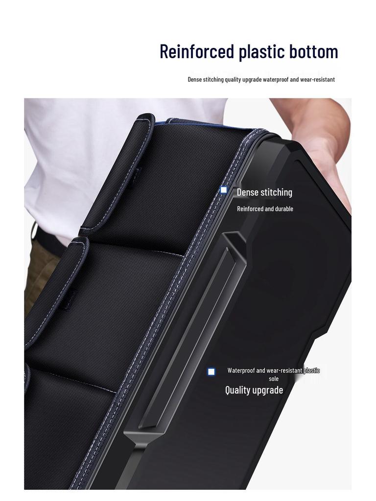 Portable Multifunctional Tool Bag: Durable, Wear-Resistant Canvas for Hardware Repairs and Electricians