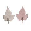 2PCS Leaf Pendants Handcrafted DIY Zinc Alloy Leaves Pendants for Necklace Jewelry Making