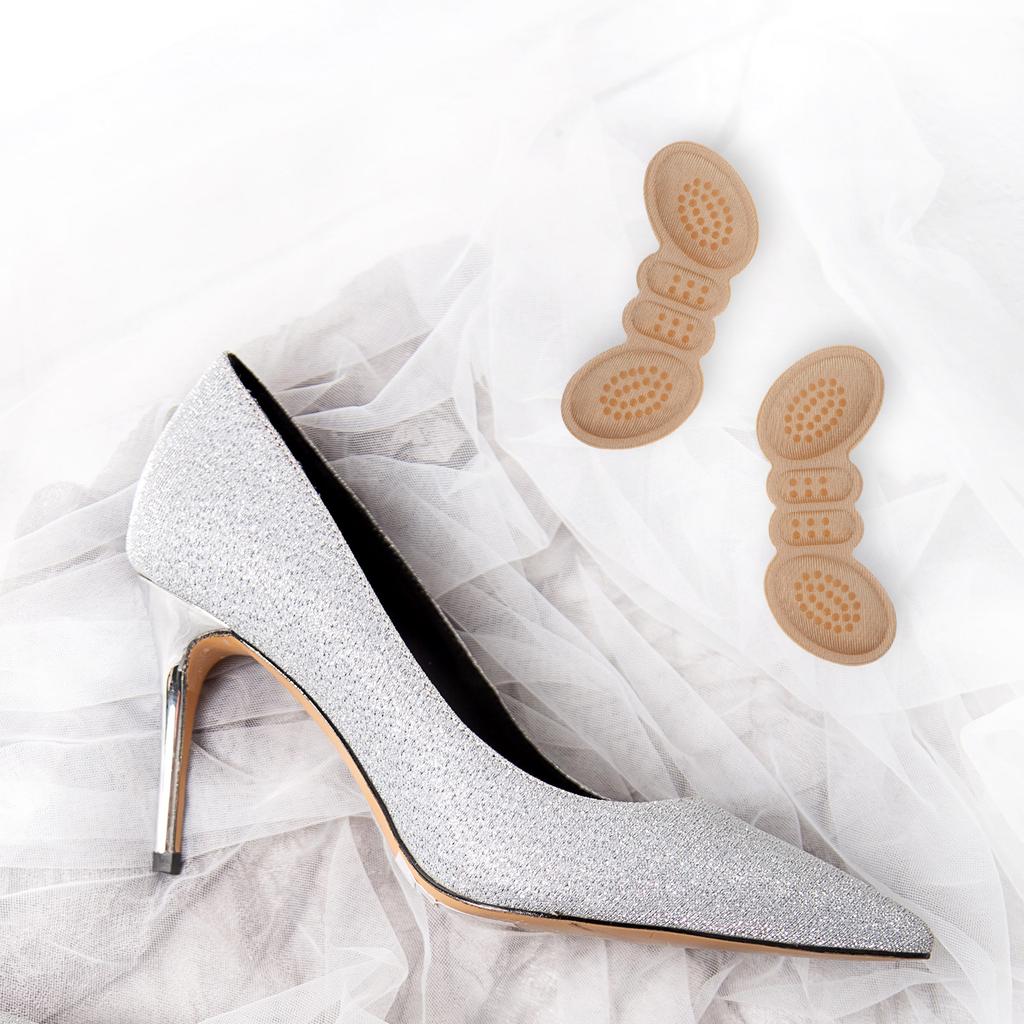 6Pcs Heel Cushion Pads Ultra-Thin Self-Adhesive Soft Gel Inserts Pain Relief Prevent Blisters Calluses Pressure for High Heels