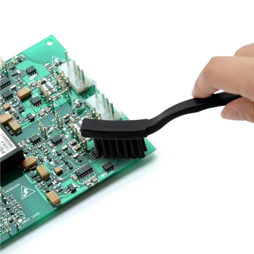 1PC Anti-static Protection Small Crank Brush Scrubbing Board Water PCB Cleaning Brush