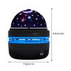 Remote-Control Starry Sky Moon Projector: Seven-Color USB Night Light for Dreamy Atmosphere.
