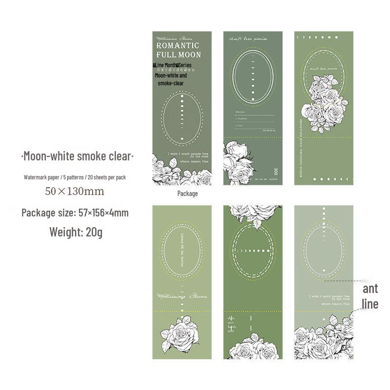 Romantic Warm Month Series: Beautiful Day Sticky Notes with Retro Wax Seal Design - 6 Styles