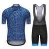Men Women Cycling Jersey Bib Shorts Set Breathable Mountain Road Bike Outfit