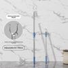 Retractable Clothes Drng Rod Single Prong Clothes Hanger Storage Organizer for Home Dormi Stainl Steel PP Material