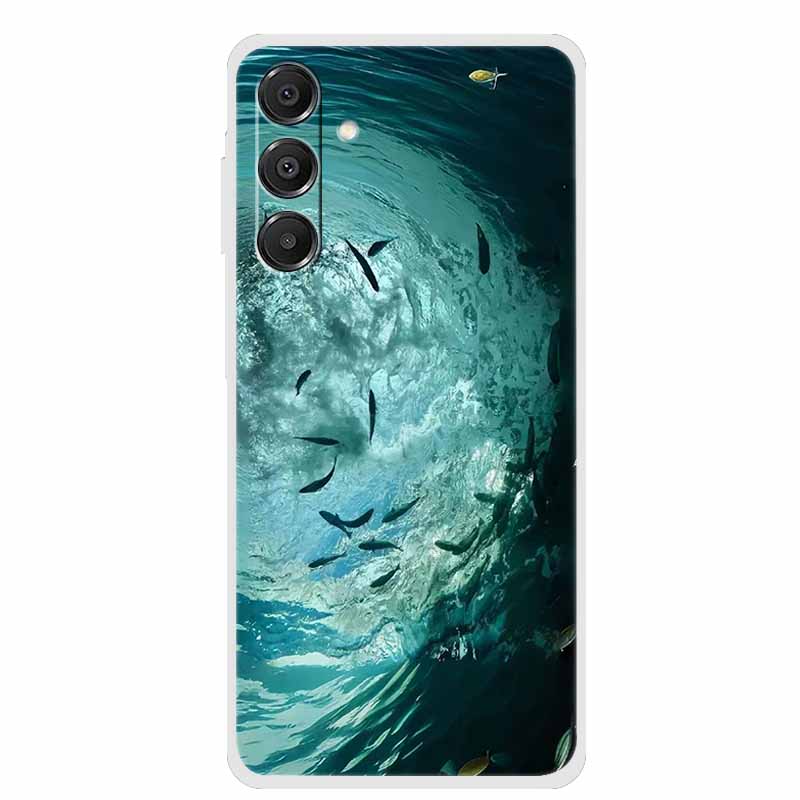 

Прозрачный чехол для телефона Samsung A16 A26 A36 Цветной мягкий чехол Силиконовый TPU чехол Samsung Galaxy A 16 Прозрачный защитный чехол Samsung A16 5G