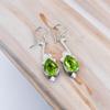 Natural  Peridot Gemstone 925 Sterling Silver Disigner Jewelry Earrings For Gift EE-37-4