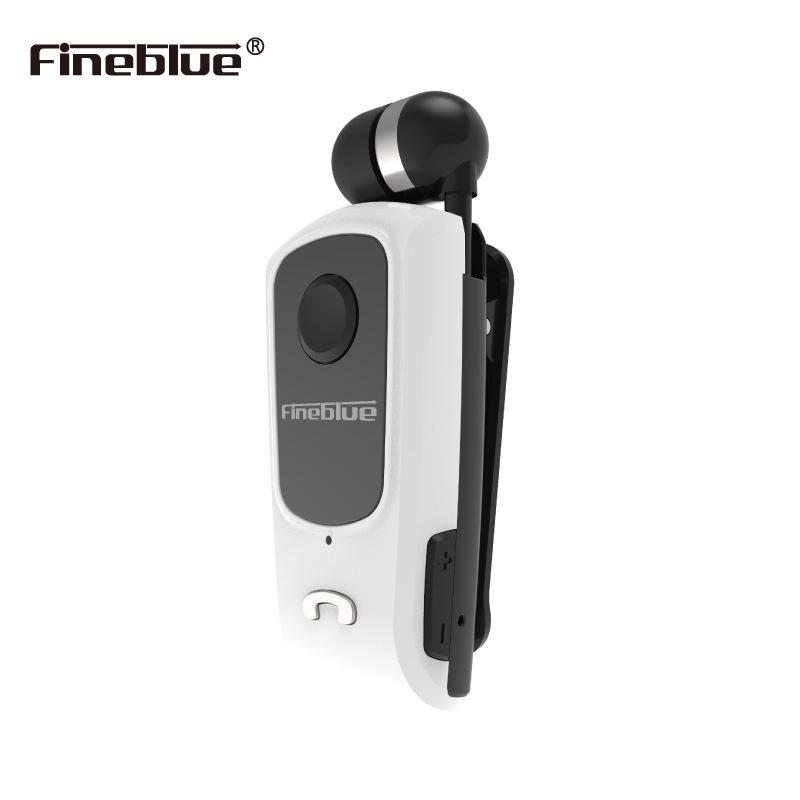 Jialan F920 Retractable Bluetooth Earphone, Wireless Fast-Charge, Clip-On Design for Business and Gaming