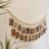 Wooden Picture Display String Tassel Clips Photo Frames  Home Bedroom Dorm Wall Decoration