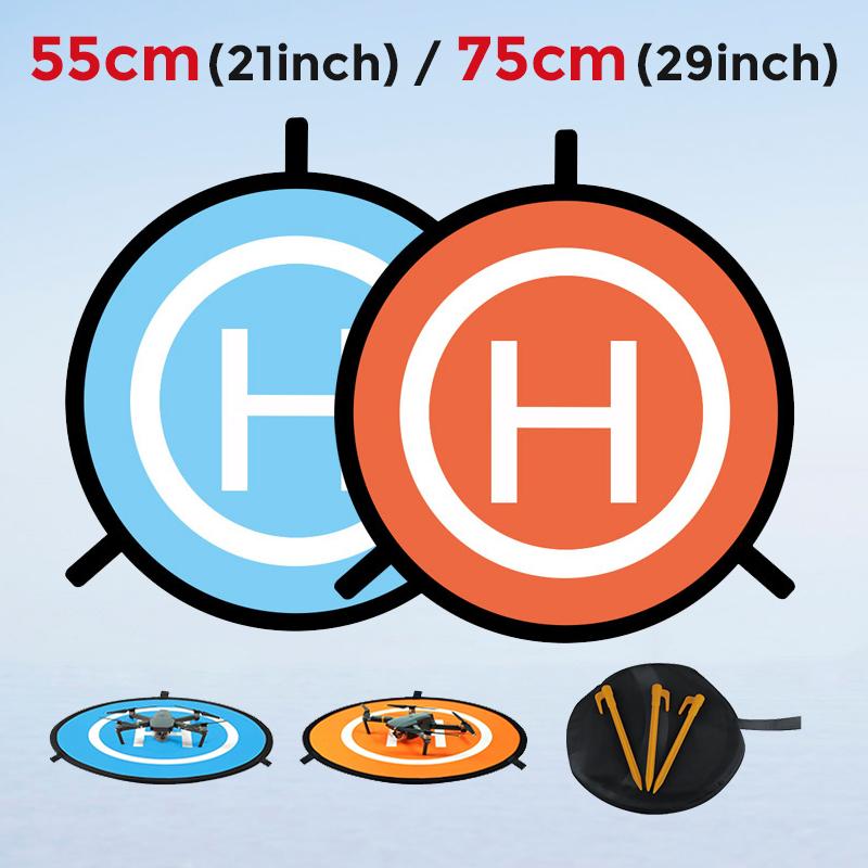 Non-Toxic 55Cm Drone Quadcopters Accessories Universal 75Cm Foldable Landing Pad Rc Dron Mat Quadcopter Parking Apron Lawn Apron Pad Gifts