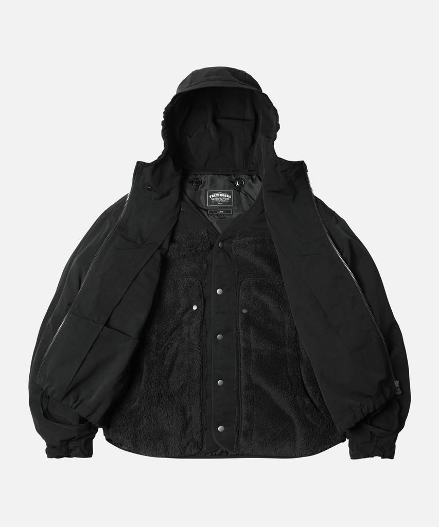 Frizmworks Smock Hooded Parka 002 _ Black