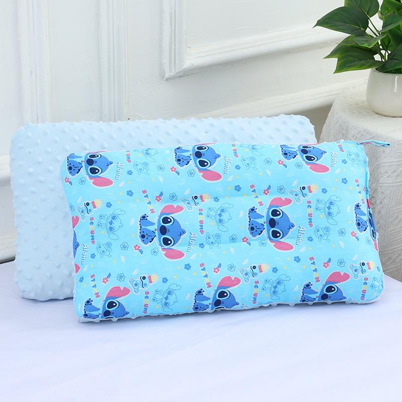 Children Infants Baby Cartoon Pure Cotton Doudou Velvet Sleep Pillow Kindergarten Washable Cervical Vertebra Protect Kids Pillow