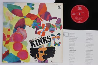 LP Record KINKS  Face To Face UPS647Y PYE 1975 Japan Rock Used