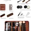 Horse Hair Brush Leather Shoe Wax Set,maintenance Oil Leather Jacket Care,shoe Polish,car Interior Maintenance Tool11 Piece Set.