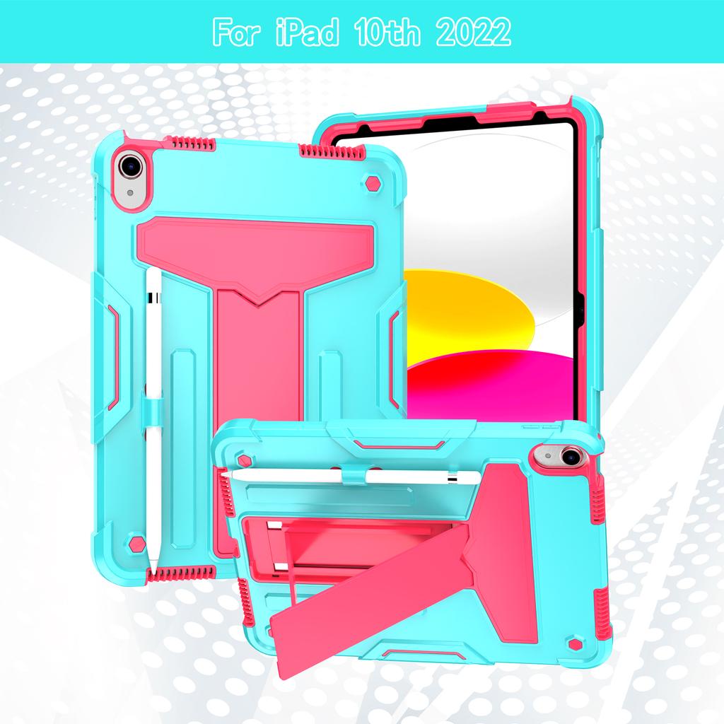 Armor Case Universal for IPad A16 2025 11th 10.9 2022 10th Gen A3354 A3355 A3356 A2757 A2777 A2696 Hybrid Stand Cover Shockproof