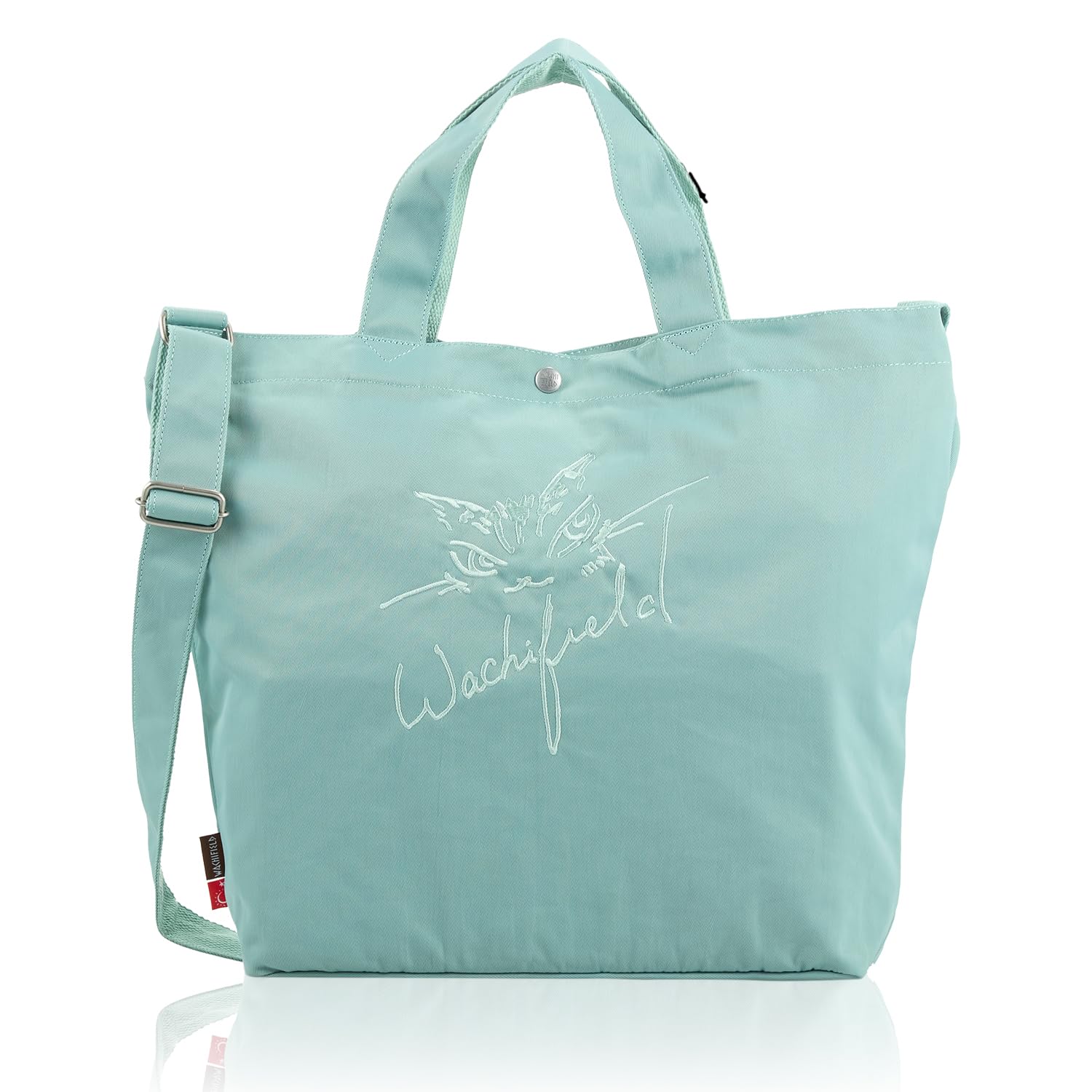 

Green Shoulder Bag Large Capacity Cat Dayan Cat Pattern Cute Hand Holder Green [Wachifield] Women s WTPL-02 wtpl-02-green