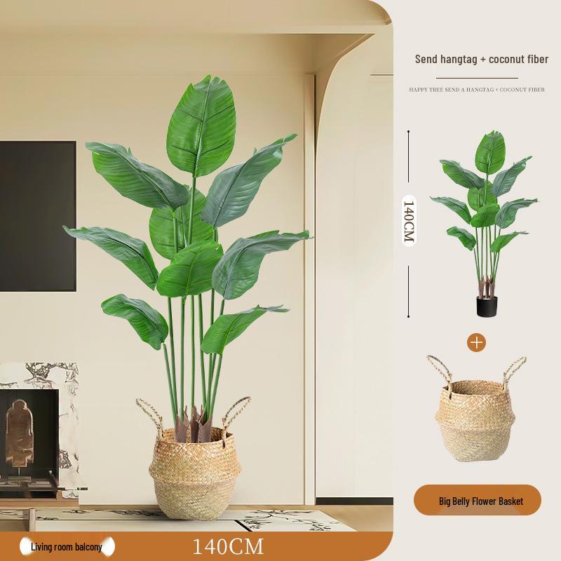 Árbol Artificial Ave del Paraíso - Planta de Suelo Grande para Interiores para Decoración de Sala de Estar