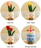 Creative Home Decor: Simulated Plants, Tulips, Succulents, Plush Dolls, Potted Flowers, Ornaments