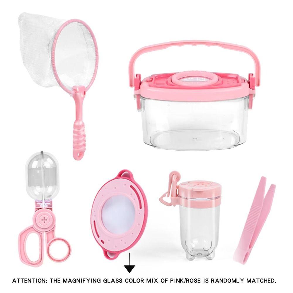 Male Jar Outdoor Adventure Set Tweezers Insect Cage Collector  Male And Female