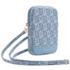 Umhängetasche Guess Zip Gcube Bodenstreifen, Blau