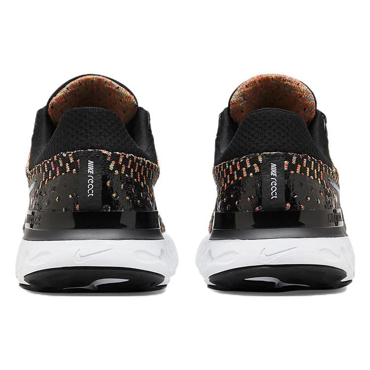 New Nike React Infinity Run Flyknit 3 'Black Multi' Women's DD3024-002