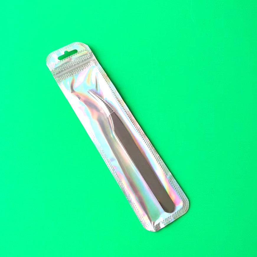 Blooming Gold Feather Eyelash Extension Tweezers
