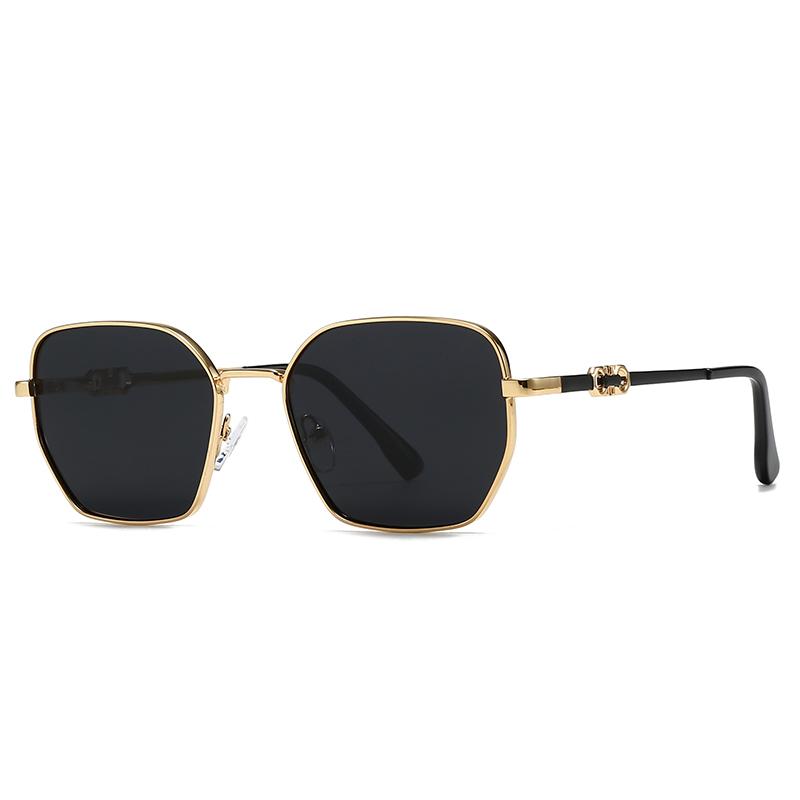 Sunglasses Popular Cross-Border Export Item Men's Sunglasses for European and American Street Style Instagram Influencer Model Square Sunglasses 1410