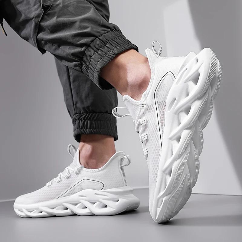 BKQU  Men Casual Sneakers Running Shoes Outdoor Comfortable Breathable Fashion Trend Tennis Shoe