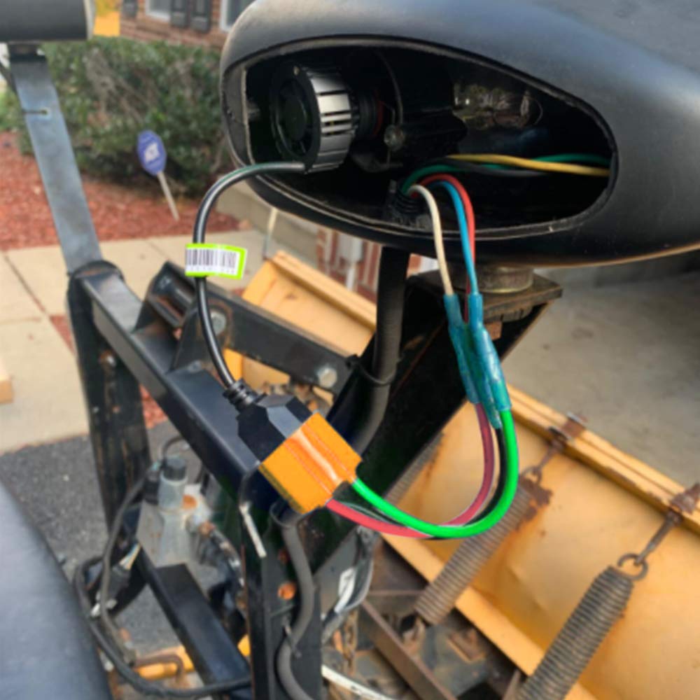 HUIQIAODS H4 Headlight Socket Lamp Connector Plug Wire Harness Adapter Pack of 2 (H4 Ceramic Socket)..