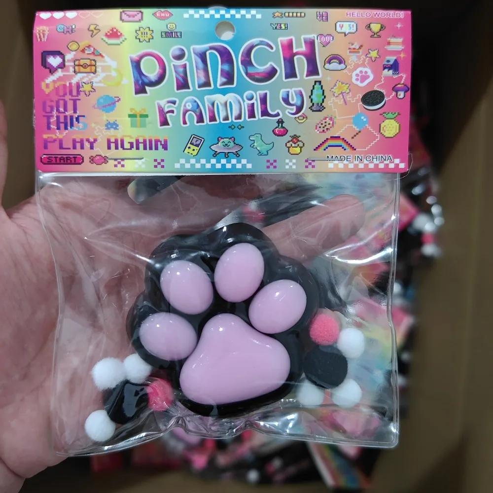 

Фруктовая кошачья лапка мягкая липкая игрушка для снятия стресса и расслабления, игрушки для сжимания кошачьей лапки, декомпрессионные и щипательные игрушки, подарки