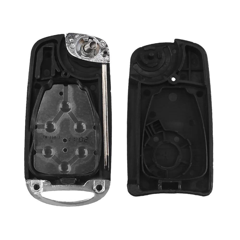 Remote Modified Folding Key Flip Shell Case for Chrysler Jeep Compass Wrangler Patriot Remote Key Case Fob 2 Button