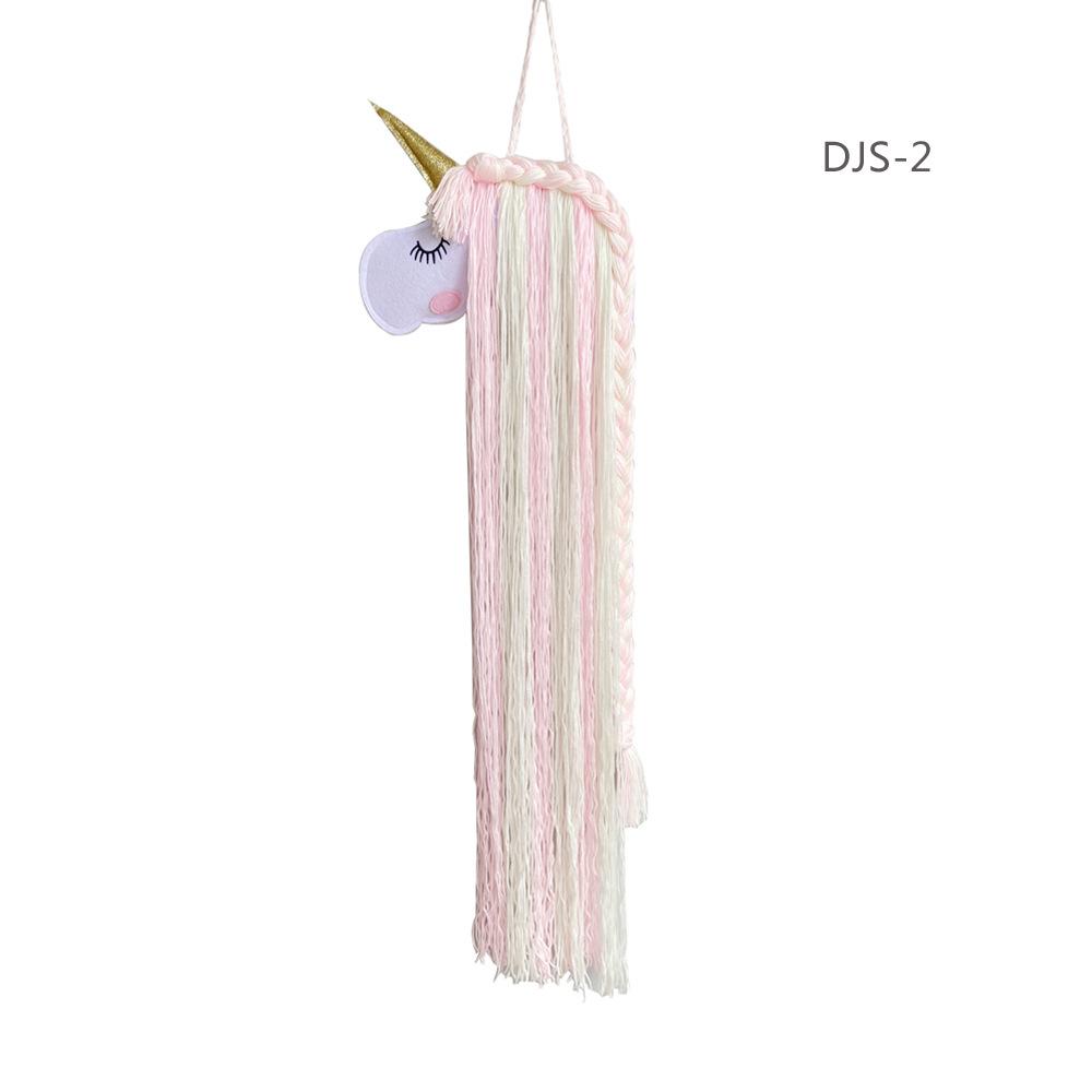 Unicorn Hair Accessories Hanging Decoration Organizer Hairpin Hair Clip Holder Storage Decor Hanger Strip Girl Home