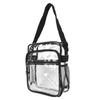 Clr Shoulder Bag Fashion Lightweight Large Capacity PVC Transparent Shoulder Bag for Travel Concerts Sports Events