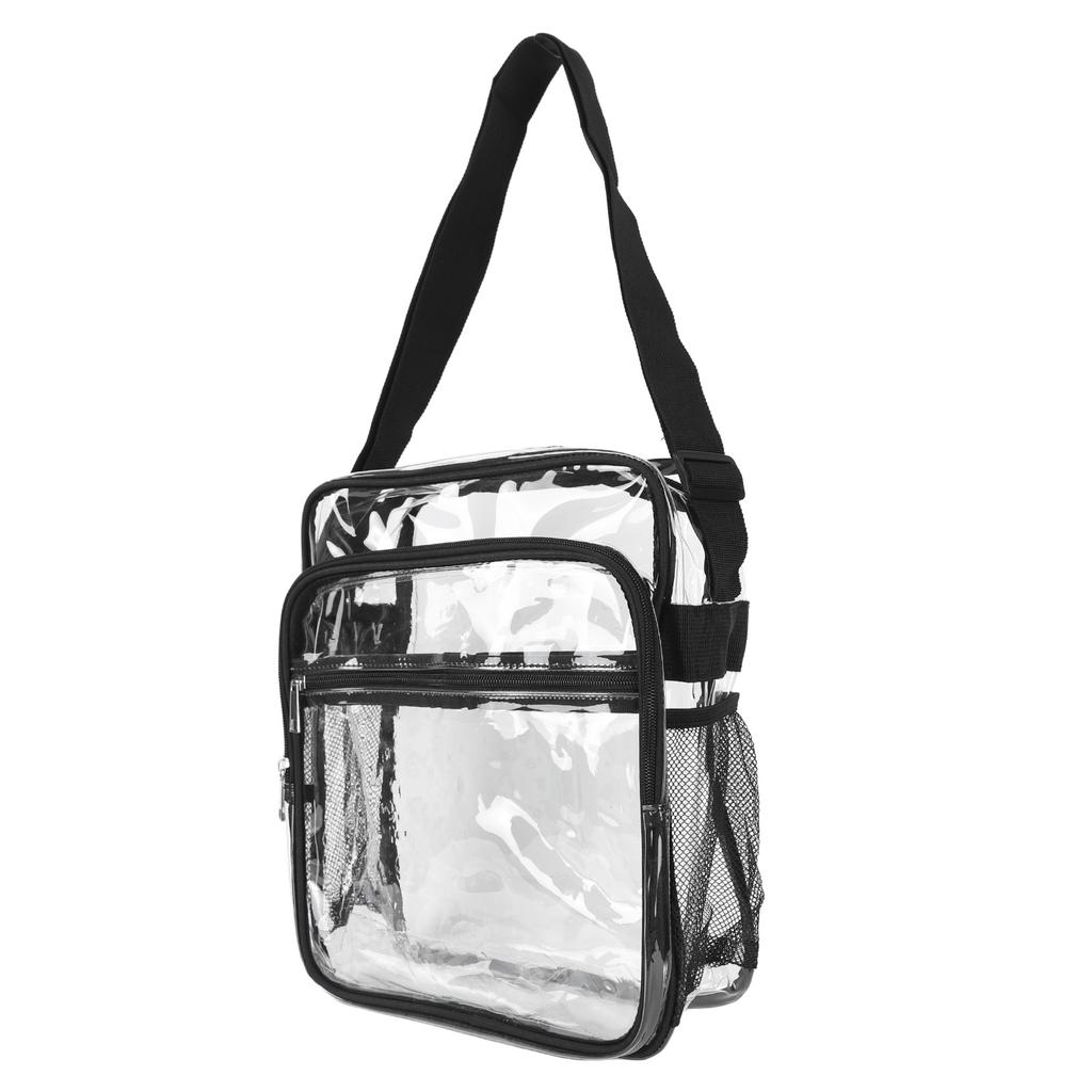 Clr Shoulder Bag Fashion Lightweight Large Capacity PVC Transparent Shoulder Bag for Travel Concerts Sports Events