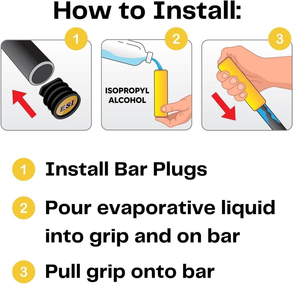 ESI Grips MTB Grips Edge Grips CESGRREBK Black Outer Diameter 30mm X Length 130mm Racer's