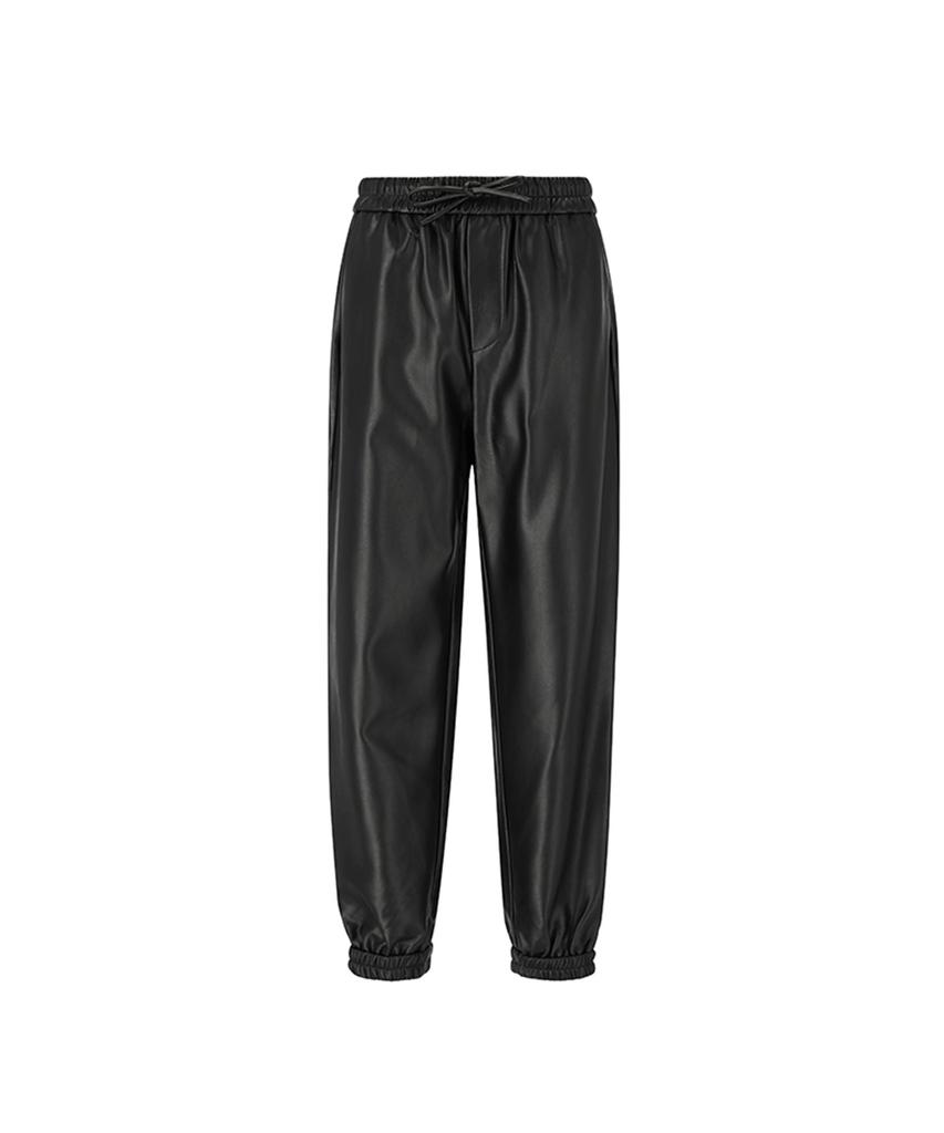 VISITINNEWYORK Faux Leather Jogger Pants (Vyalp20)