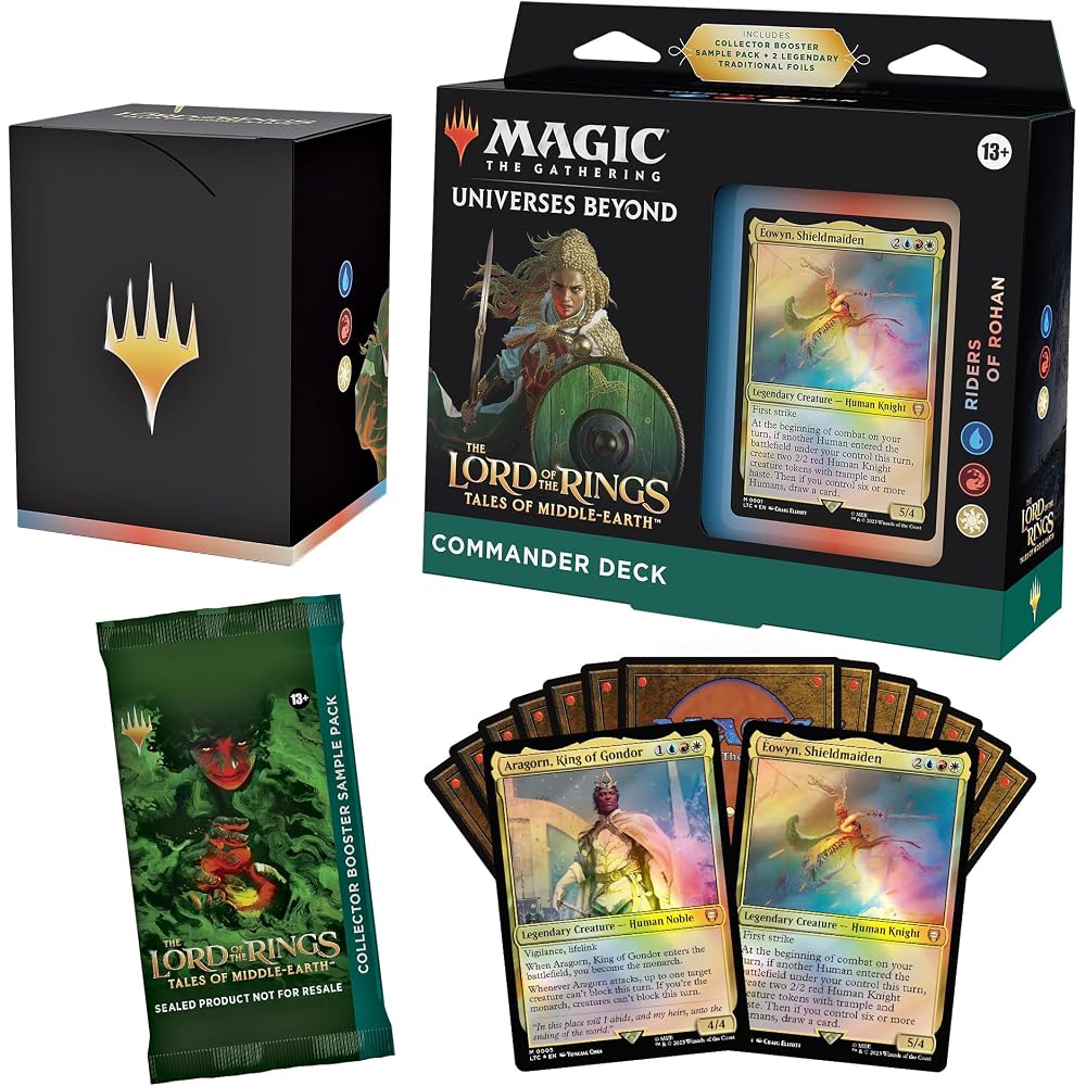 Magic: The Gathering Lord of the Rings Tales of Middle-Earth Commander Deck - Riders of Lohan (10...