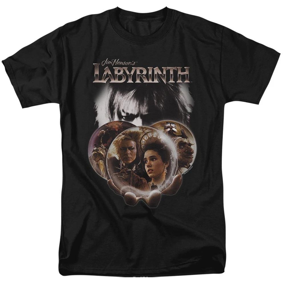 Labyrinth Globes Goblin King Mens T Shirt Officially Licensed S-5XL Tee S