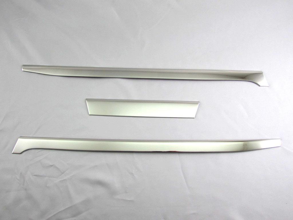 BRIGHTZ Giga Stainless Steel Plated Front Bumper Molding 3PC Front Grille Molding Lower Grille Molding Isuzu Isuzu GIGA 31588 2015~ Ultra-mirror