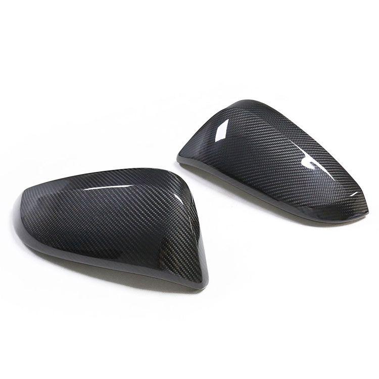 Dry Carbon Fiber Rearview Mirror Cover for Toyota Highlander & RAV4