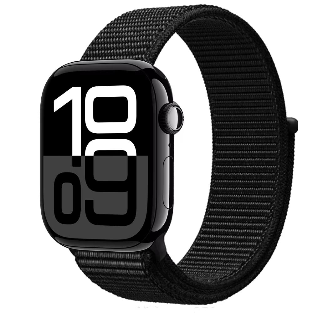 Cinturino in Nylon a Passante Per Apple Watch Bands 46mm 44mm 40mm 41mm 45mm 42mm Cinturino Originale iWatch Serie 11 10 SE 9 8 Ultra 3